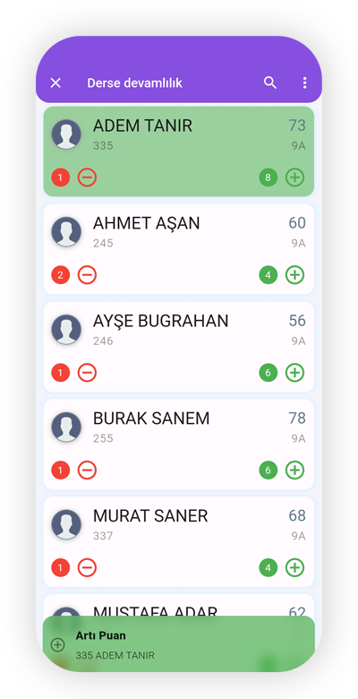 Class Rate Student Tracking System